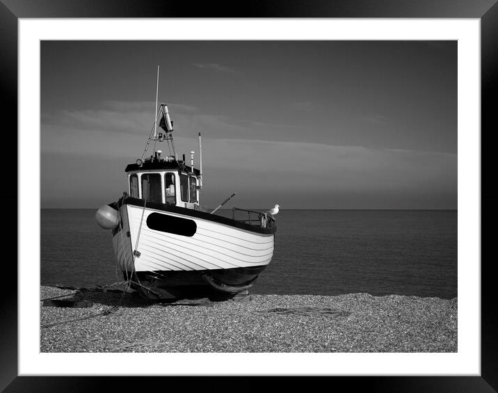 Fishing Boat Framed Mounted Print by Clive Eariss