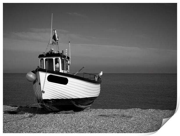 Fishing Boat Print by Clive Eariss