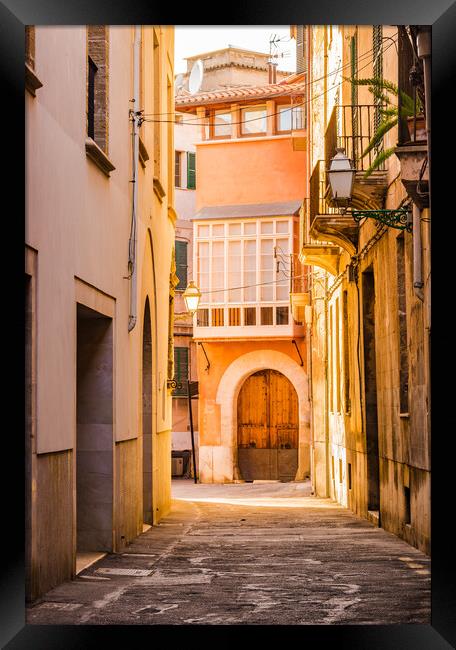 Old town of Palma de Mallorca Framed Print by Alex Winter