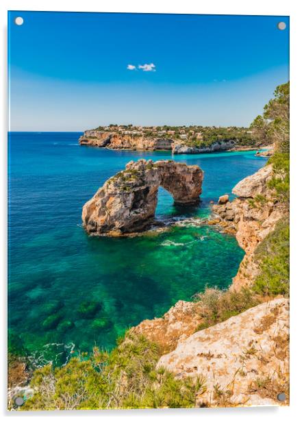 Majorca, natural landmark Es Pontas Acrylic by Alex Winter
