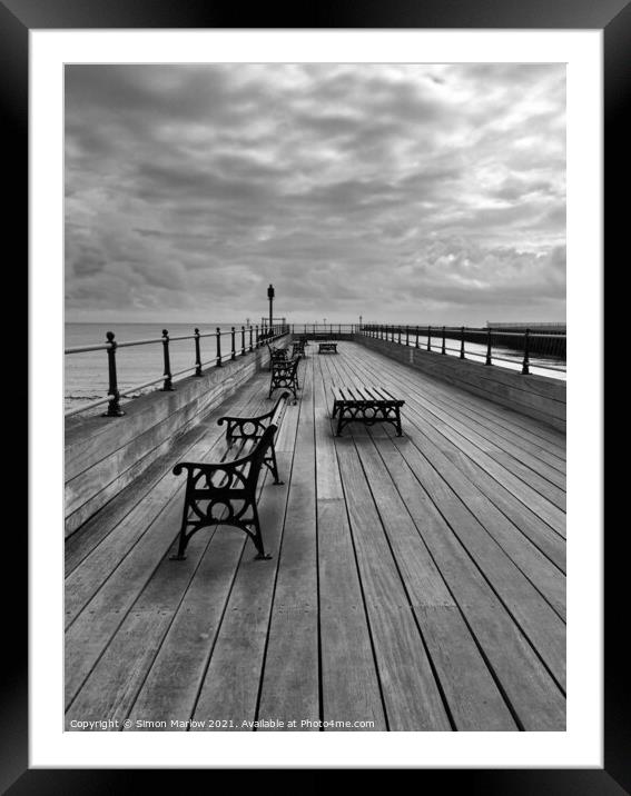 Enchanting Fantasy Pier Framed Mounted Print by Simon Marlow