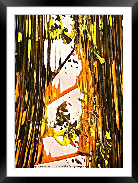 Abstract 2021 156 Framed Mounted Print by Stephanie Moore