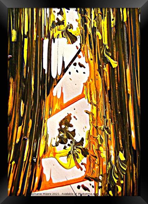 Abstract 2021 156 Framed Print by Stephanie Moore