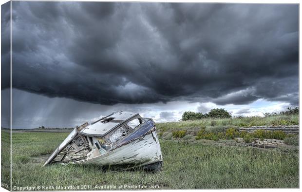 Approaching Storm. Canvas Print by Keith Mountford