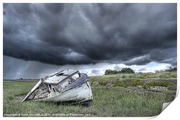 Approaching Storm. Print by Keith Mountford