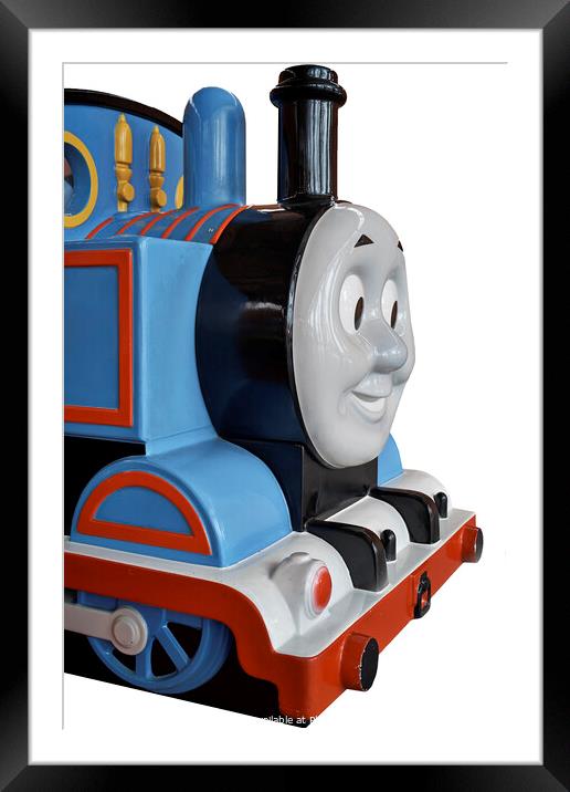 Thomas The Tank Engine Framed Mounted Print by Raymond Evans
