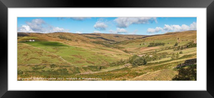 Hudes Hope Panorama Framed Mounted Print by Richard Laidler