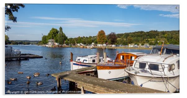 Henley on Thames Acrylic by Jim Monk