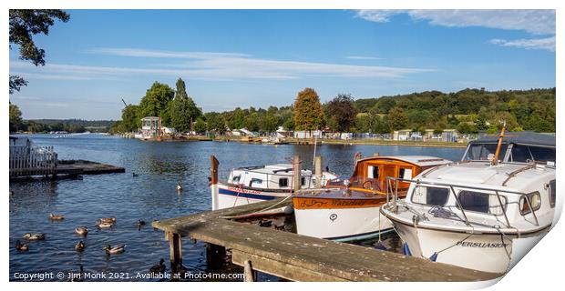 Henley on Thames Print by Jim Monk