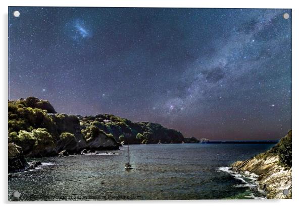 Nighttime Voyage Acrylic by Jeremy Sage