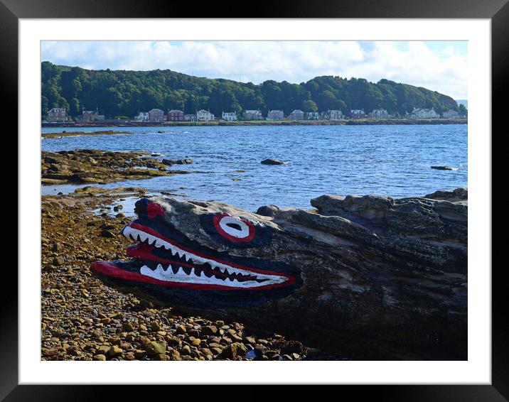 Millport and Crocodile rock Framed Mounted Print by Allan Durward Photography