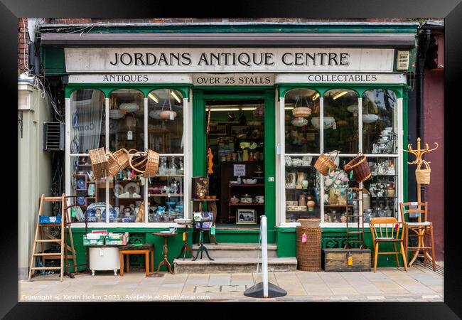Jordans Antique Centre, Old Hemel Hempstead, Hertfordshire, Engl Framed Print by Kevin Hellon