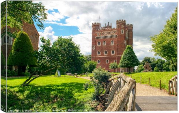 Tattershall Castle Sunny Day Canvas Print by Helkoryo Photography