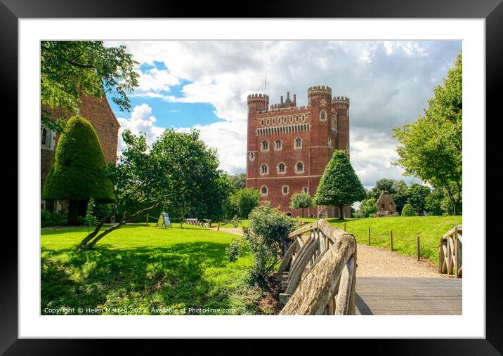 Tattershall Castle Sunny Day Framed Mounted Print by Helkoryo Photography