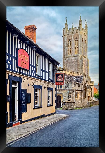 St Benedicts Church and Mitre Inn Framed Print by Darren Galpin
