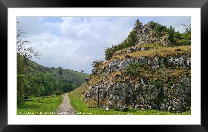 Wolfscote Dale Framed Mounted Print by I Hibbert