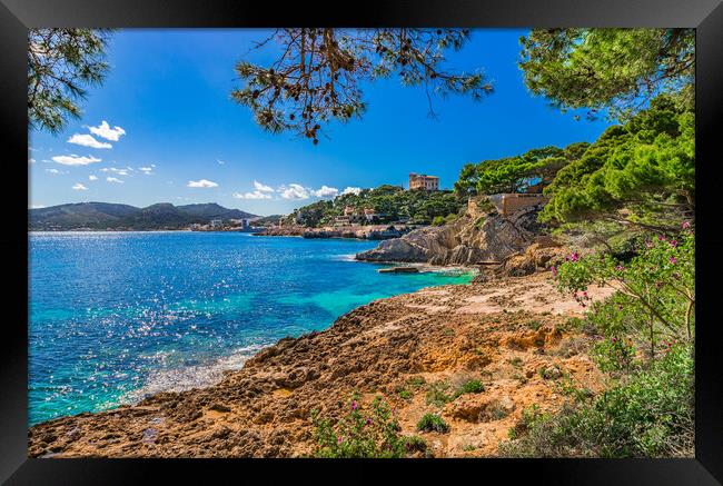 Majorca, beautiful coast of Cala Ratjada Framed Print by Alex Winter