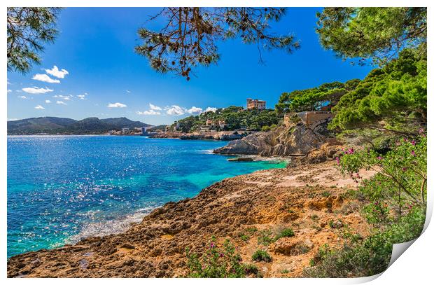 Majorca, beautiful coast of Cala Ratjada Print by Alex Winter
