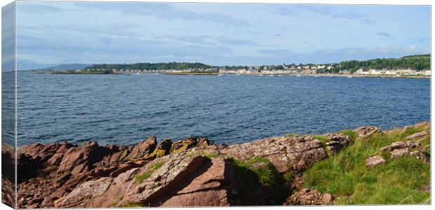 Millport on the Ayrshire riviera Canvas Print by Allan Durward Photography