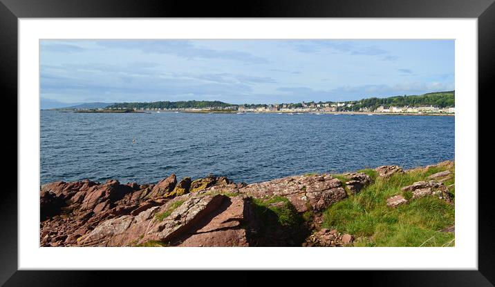Millport on the Ayrshire riviera Framed Mounted Print by Allan Durward Photography