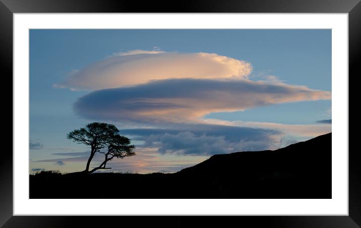 Lenticular Silhouette Framed Mounted Print by Macrae Images