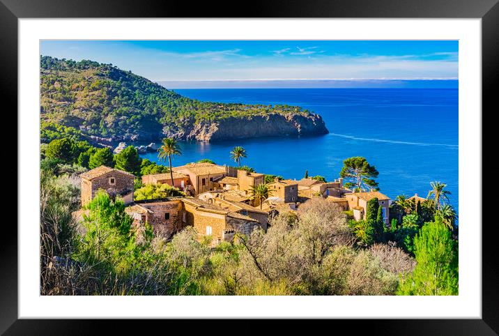 Beautiful island scenery of Mallorca Framed Mounted Print by Alex Winter