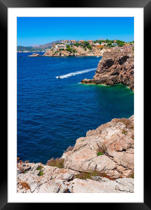 Costa de la Calma Majorca Framed Mounted Print by Alex Winter