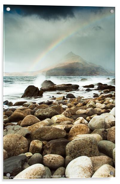 Elgol Rainbow Acrylic by Benjamin Elliott