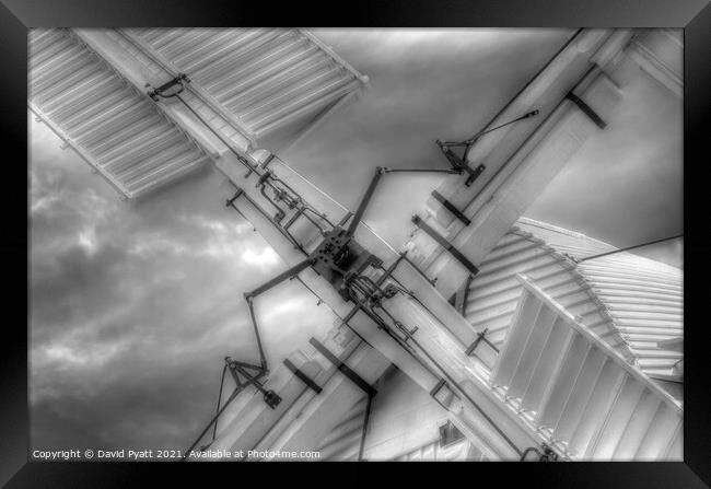 Windmill Sails Framed Print by David Pyatt