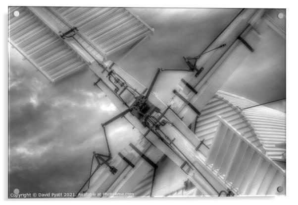 Windmill Sails Acrylic by David Pyatt