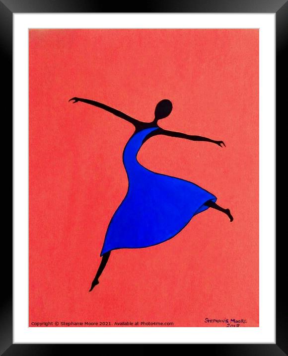 Little Dancer Framed Mounted Print by Stephanie Moore