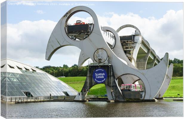 Falkirk Wheel Canvas Print by Howard Kennedy