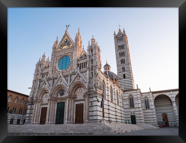 Duomo die Siena Cathedral Framed Print by Dietmar Rauscher