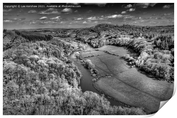 The View from Symonds Yat Rock Print by Lee Kershaw