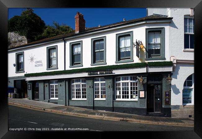 Admiral MacBride Pub Plymouth Framed Print by Chris Day