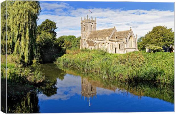 St Peter's Church West Lydford Somerset Canvas Print by austin APPLEBY