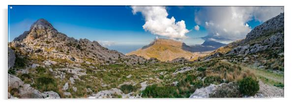 Sierra de Tramuntana panorama Acrylic by Alex Winter