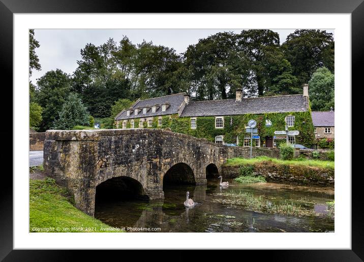 Bridge over the River Coln Framed Mounted Print by Jim Monk