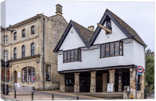 The Tolsey Museum, Burford Canvas Print by Jim Monk
