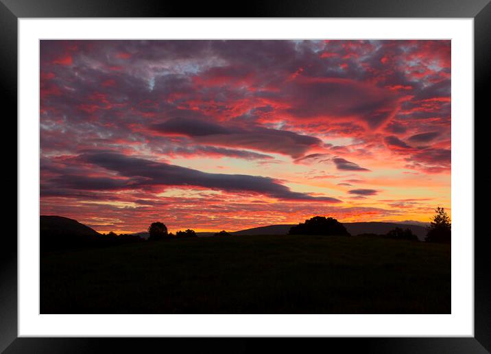 Sedbergh Camp Sunrise over the Yorkshire Dales Framed Mounted Print by Jeremy Hayden