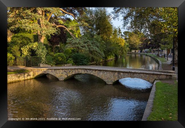 River Windrush, Bourton-On-The-Water Framed Print by Jim Monk