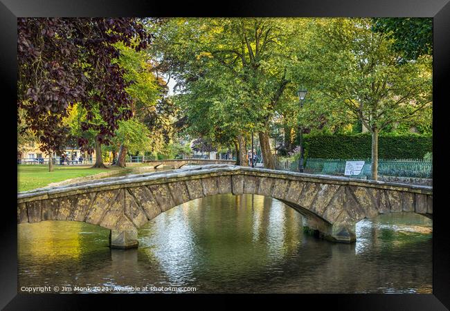 River Windrush in Bourton-On-The-Water Framed Print by Jim Monk