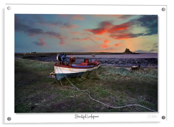 Beautiful Lindisfarne  Acrylic by JC studios LRPS ARPS