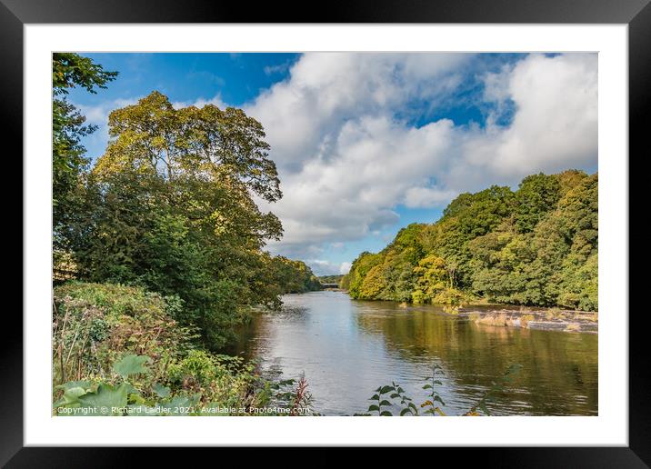 Early Autumn at Wycliffe Framed Mounted Print by Richard Laidler