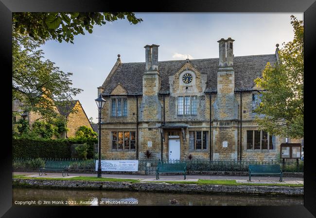 The Victoria Hall, Bourton-on-the-Water Framed Print by Jim Monk