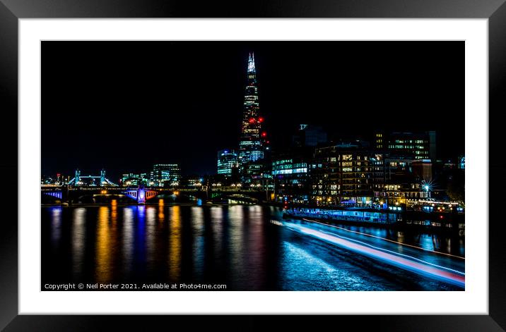 Shard bound Framed Mounted Print by Neil Porter