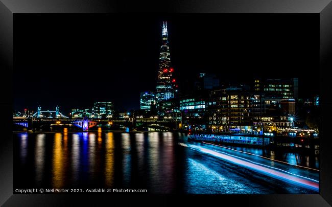 Shard bound Framed Print by Neil Porter