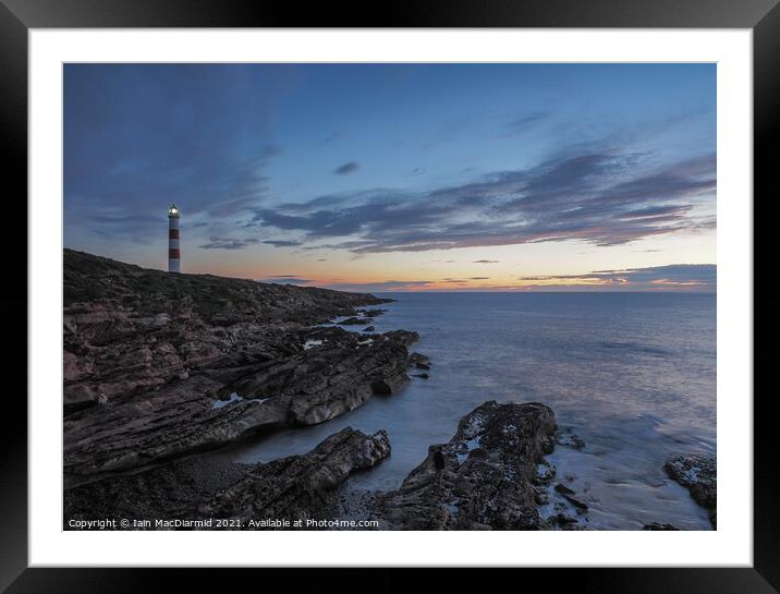 Tarbat Ness Lighthouse Framed Mounted Print by Iain MacDiarmid
