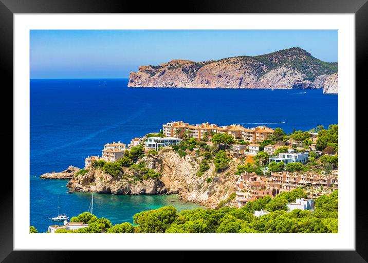 Spain, view of Costa de la Calma Framed Mounted Print by Alex Winter