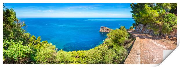 Mallorca island panorama Print by Alex Winter